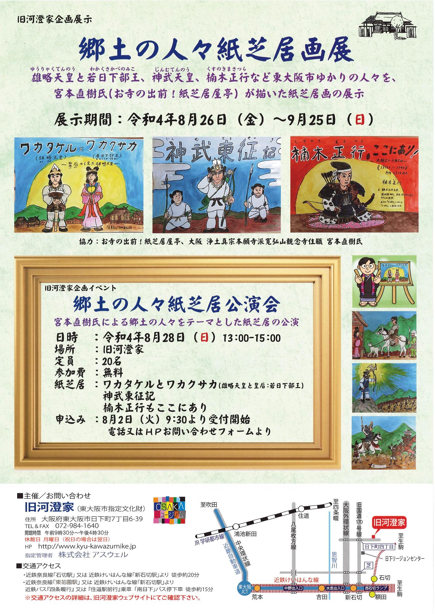 旧河澄家企画展示