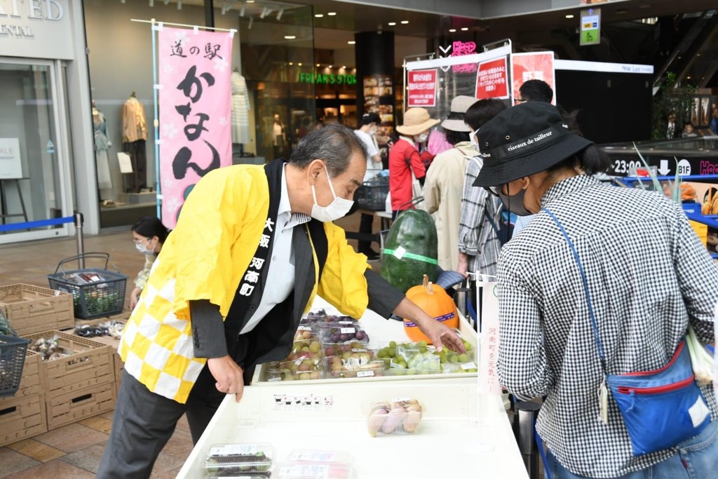 町長案内の様子
