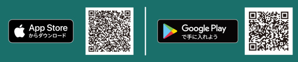 左:App Store、右:Google PlayのカナちゃんコインダウンロードQRコード