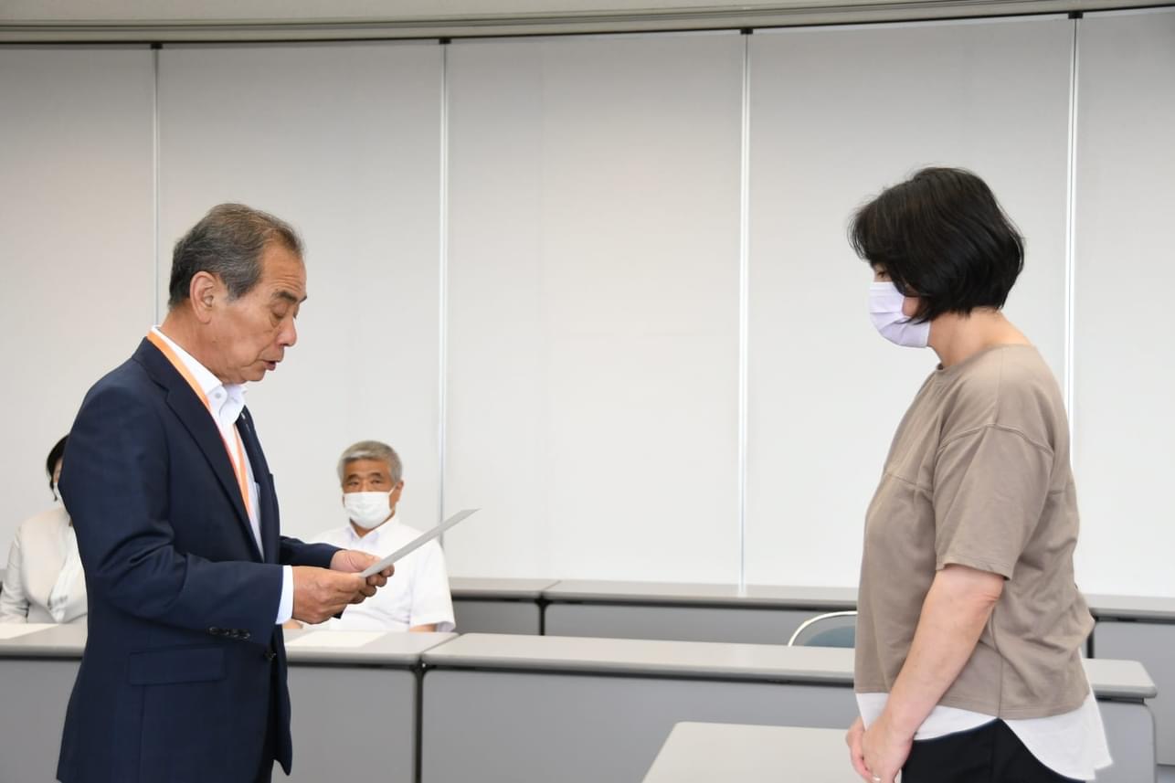 委嘱状伝達