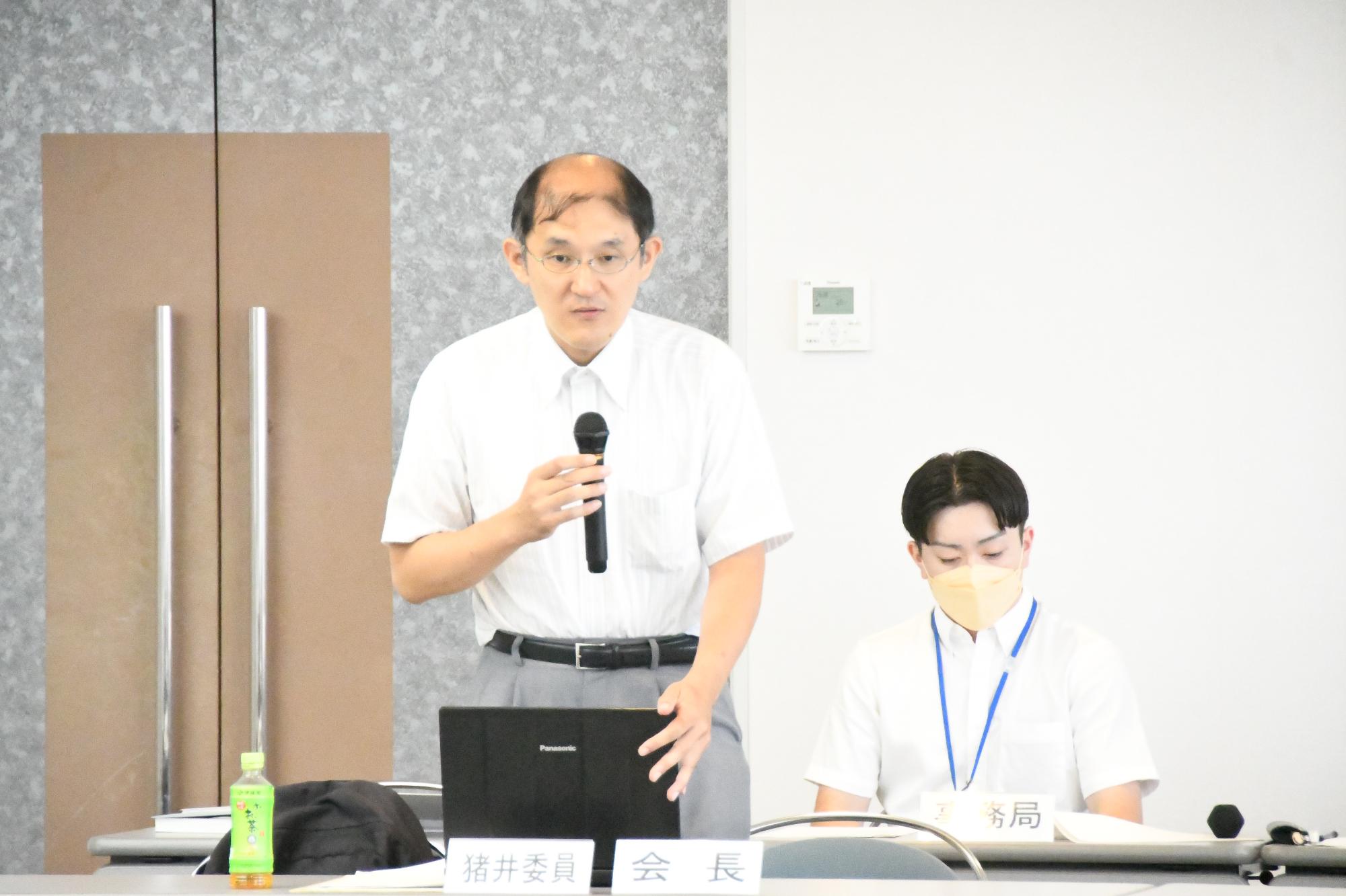 猪井会長の挨拶