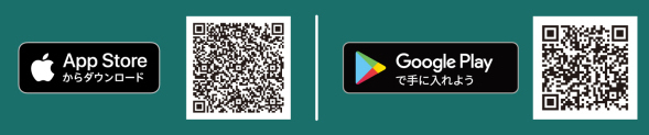 左：App Store、右：Google PlayのカナちゃんコインダウンロードQRコード