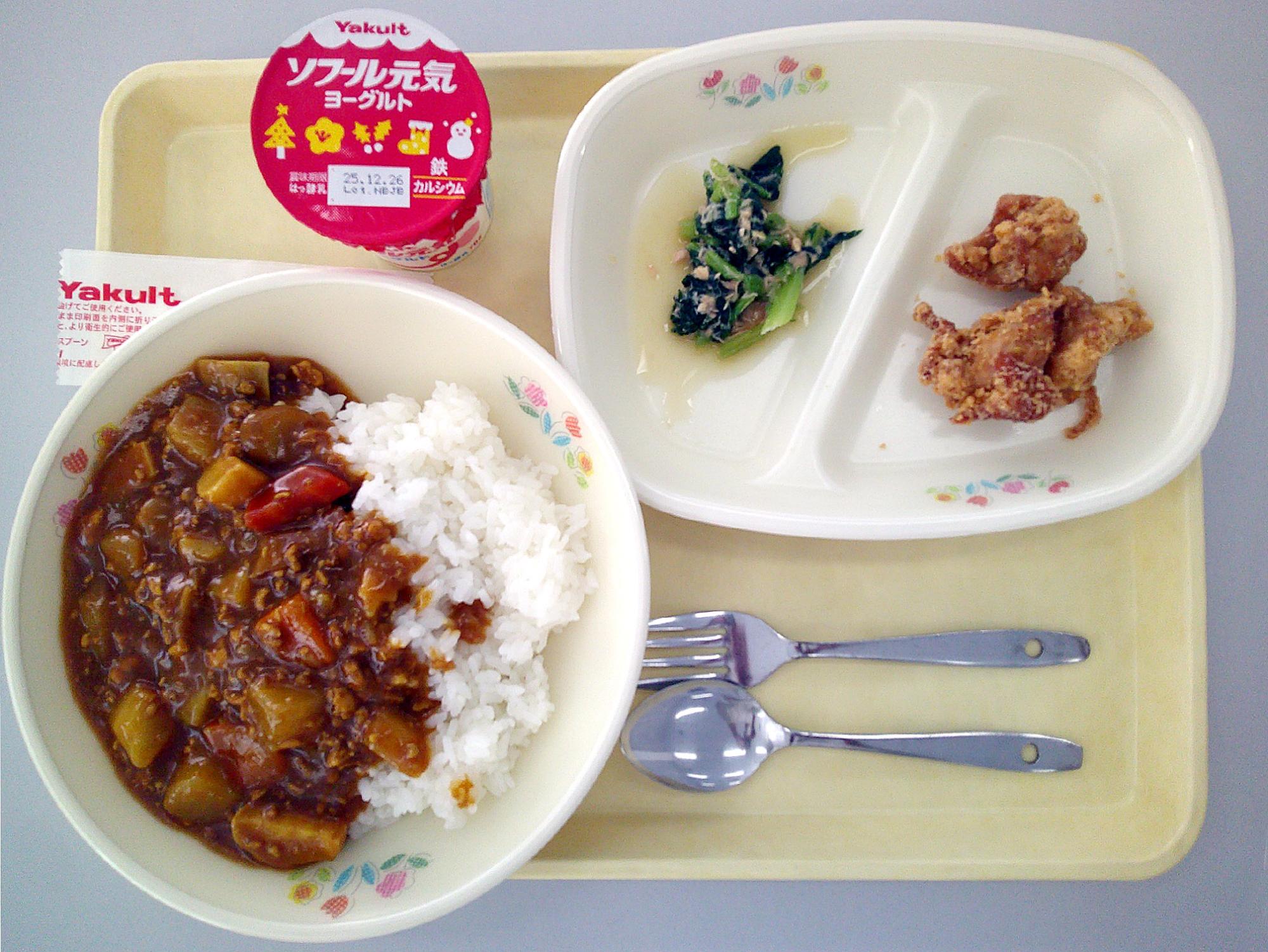 12月9日の献立