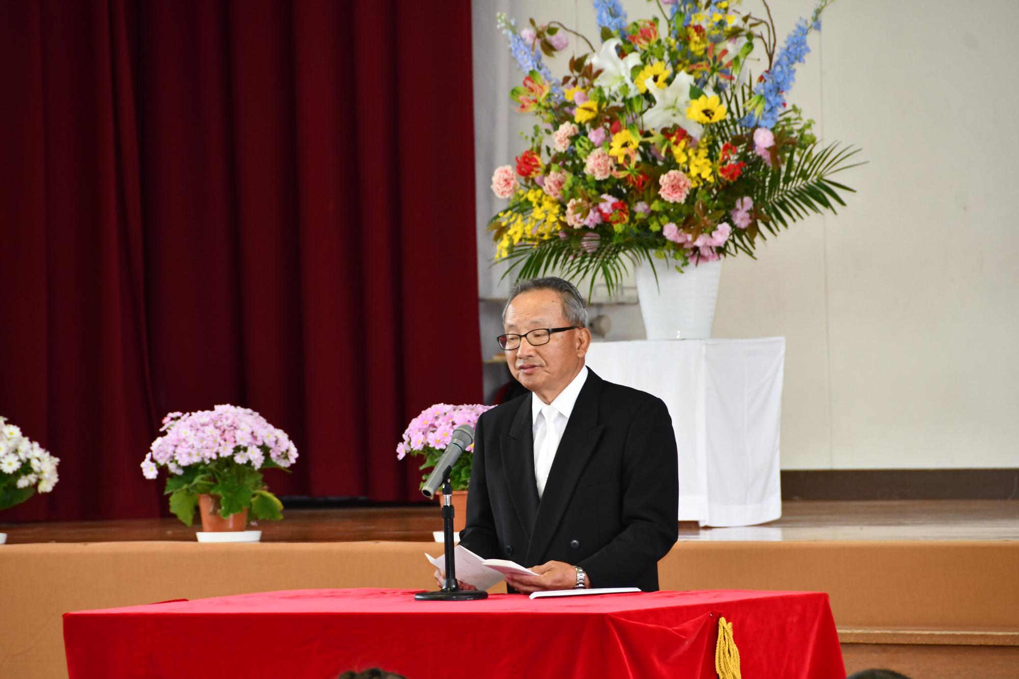 西川教育長職務代理者告辞